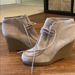 Platform booties
